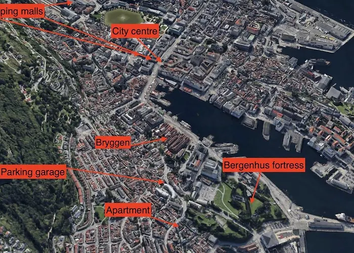 Apartamento King Bed - Renovated 2024 - 2br Behind Bryggen Bergen